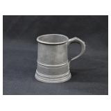 1901 British Half Pint Pewter Tavern Measure