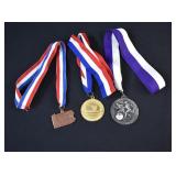 3 Pennsylvania Interscholastic Track Medals