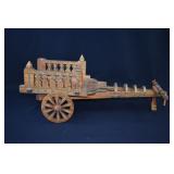 Traditional Teak Indian Bali Gadi Bullock Ox Cart