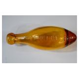 Franklin Bro BLOB TOP Amber Torpedo Bottle