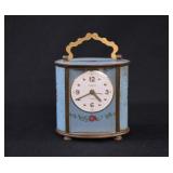 SEMCA 7 Jewel Mechanical Key Wind Clock  Music Box