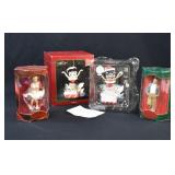 3- NIB Heirloom Christmas Ornaments