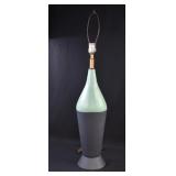 Mid Century Modern Paint on Brass Table Lamp