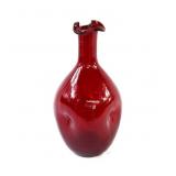 Mid Century BLENKO Rub Pinched Glass Carafe