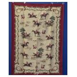 55" x 75" European FOX HUNT Wall Tapestry