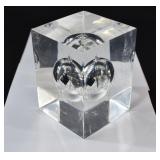 Vintage Lucite Encased Crookes Radiometer