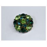 Vintage Signed WEISS Costume Jewelry Brooch