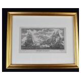1857 Bowen Engraving THE HORNET & PENGUIN