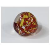 Vintage Hand Blown Art Glass Paperweight