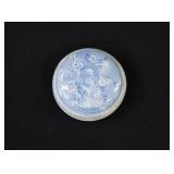 Chinese Blue & White Rouge or Pill Box