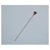 10kt Gold &  Amethyst Hat Stick Pin