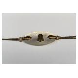 10kt Gold Kappa Alpha Sweetheart Bracelet