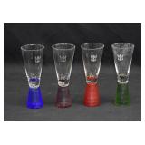 Set of 4-Royal Caribbean Cruise Lines Shot Glasses