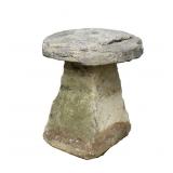 Antique Carved Granite Staddle or Steddle Stone