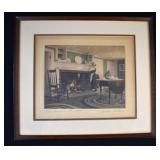 Framed Wallace Nuttinmg THANKSGIVING GOODIES