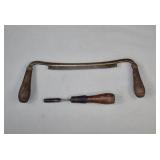 Antique Draw Knife & Chisel