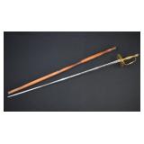 Coulaux & Cie French Antique System Sword Cane