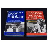 2 Eleanor Roosevelt Books by Joseph P Lash