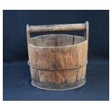 Primitive New England Wooden Maple Syrup Firkin