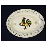 Metlox Poppytrail Provincial Rooster Platter