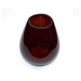Vintage Ruby Red Kerosene Lantern Globe