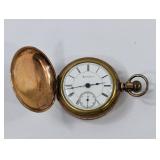 1888 Rockford 12kt Gold Filled Hunter Pocket Watch