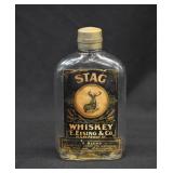 Pre-prohibition E Eising STAG Whiskey Flask