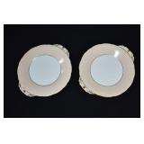 2 AYNSLEY English Bone China Cake Plates