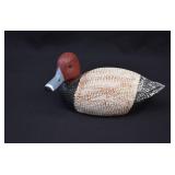 Harry Fisher Carved Redhead Drake Duck Decoy