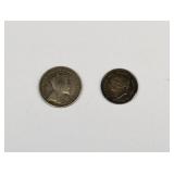 1893 & 1902 Canadian .925 Sterling Silver Coins