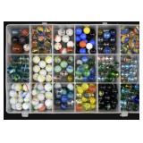 Assorted Collection of Vintage Glass Marbles