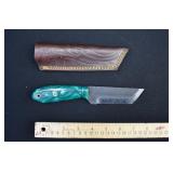 Damascus Steel Tanto Fixed Blade Knife