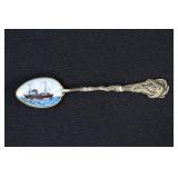 Enamel Ship .800 Silver Holland America Line Spoon