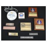 GROUP- Desk Items US NAVY Admiral Kenneth Carr
