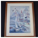 Signed Ann Charlton Ltd Ed ST MICHAELS Lithograph