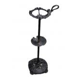 Verona of Chicago Art Deco Cast Iron Smoking Stand