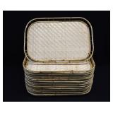 15 Bamboo Tiki TV Dinner Serving Trays