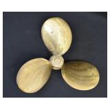 Vintage 3 Blade Bronze Boat Propeller