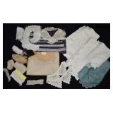 Assortment Vintage Lace & Lace Curtains