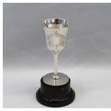 Antique Silver Plate & Bakelite Trophy Goblet Cup
