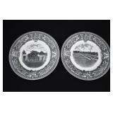 2- 1932 Spode US Naval Academy USNA Dinner Plates