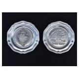 2 Baltimore Related Wilton Armetale Pewter Plates