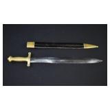 1833 French Model 1831 Foot Artillery Short Sword