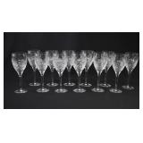 12 Waterford Irish Crystal PINEAPPLE Water Goblets