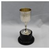 Antique Silver Plate & Bakelite Trophy Goblet Cup