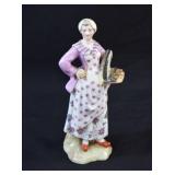 1850-1924 Meissen CRIES DE PARIS Lady Figurine