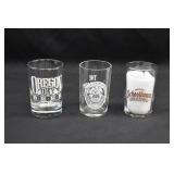 3 Mixed Brand Beer Flight Taster Cups