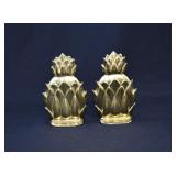 Virginia Metal Crafters Brass Pineapple Bookends