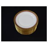 11- Antique Guerin Limoges France 8 1/2" Plates