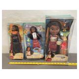 3 Disney Moana 2 Dolls NWT